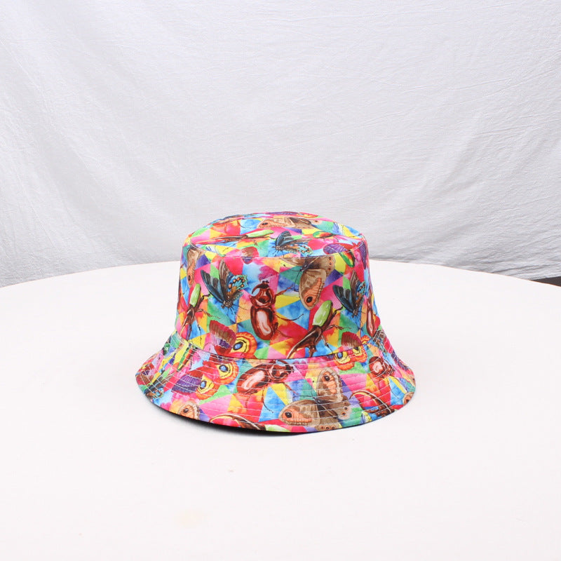 Wholesale Polyester Cotton Printed Double Sided Bucket Hat